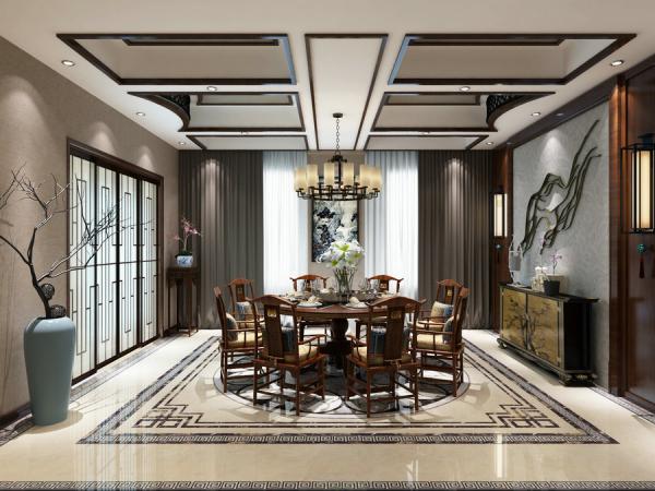 怡美嘉園460㎡別墅設計裝修