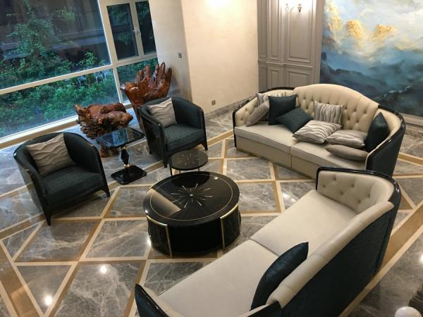 華僑城東岸328㎡別墅設計裝修現代輕奢