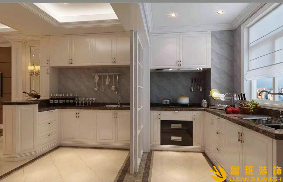 世茂玉錦灣大平層設計裝修廚房