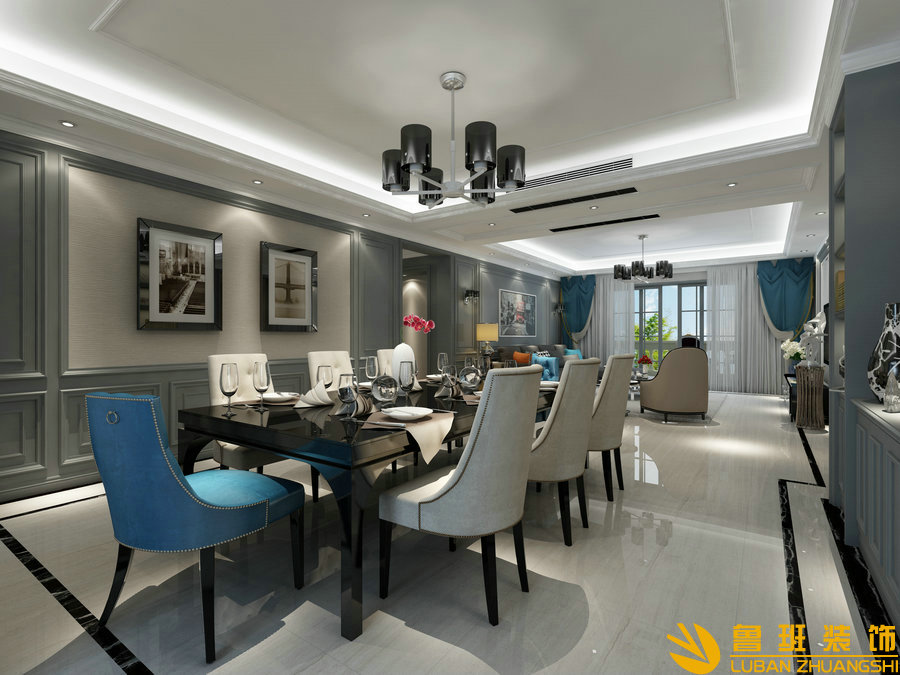 城南華府210平設計裝修客廳