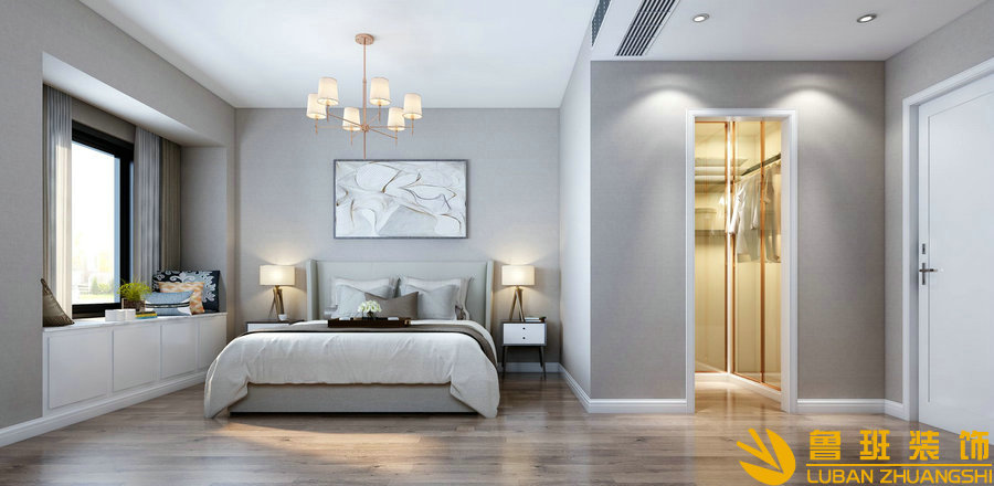 建發(fā)?天府鷺洲140平現(xiàn)代設(shè)計(jì)裝修主臥