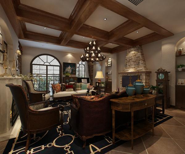 和泓半山美式鄉村別墅設計裝修
