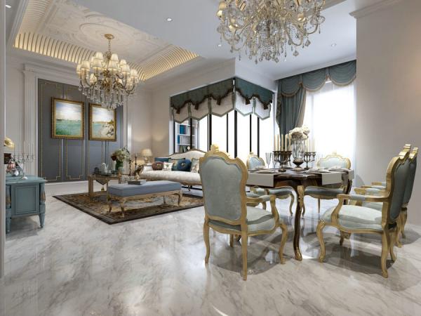 雍錦閣159平美式裝修設計