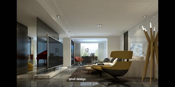 天盛長島現(xiàn)代躍層設計裝修