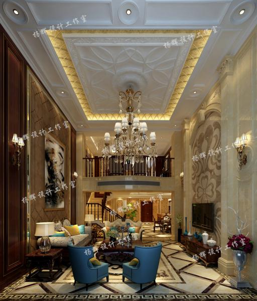 華僑城·東岸360平歐式別墅設(shè)計(jì)裝修