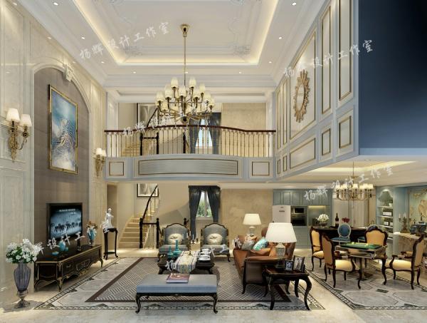 龍湖·源著370平新古典別墅設(shè)計(jì)裝修