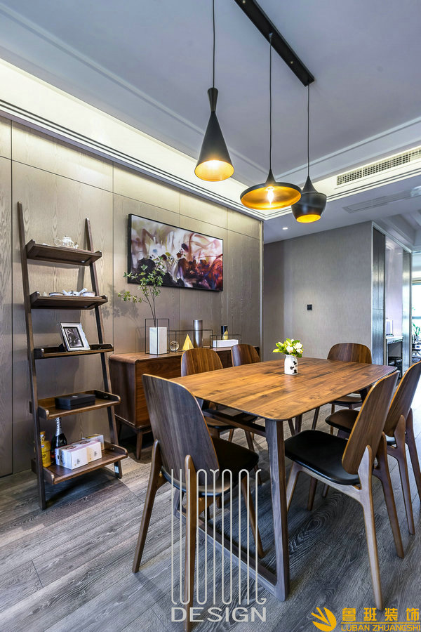 保利貝森公館190平大平層現代裝修實景餐廳