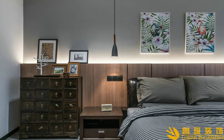 凱德世紀(jì)名邸113平現(xiàn)代實景臥室