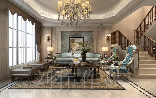 澤瑞西園336平歐式別墅設(shè)計裝修