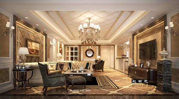 半島城邦240平新古典設(shè)計(jì)裝修