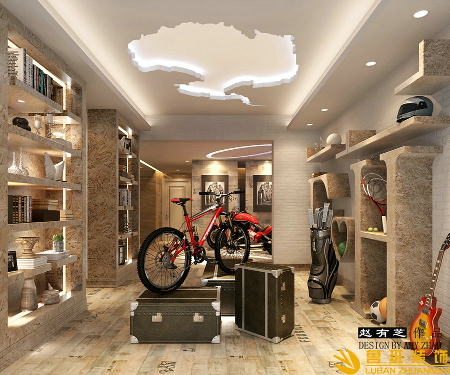 保利康橋300平現(xiàn)代頂躍設(shè)計(jì)裝修展廳