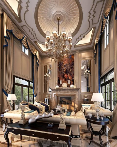 建發(fā).淺水灣600平獨棟法式別墅設計裝修