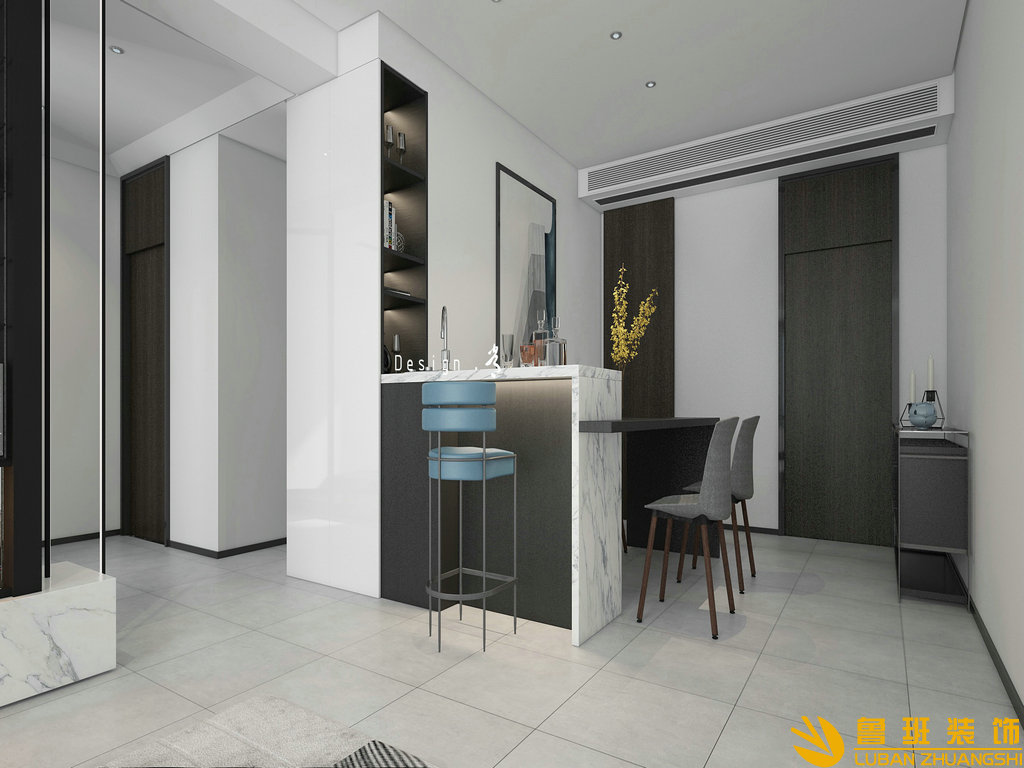 保利·國賓首府126平裝修設計餐廳