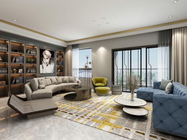 華潤公園九里95平裝修設計