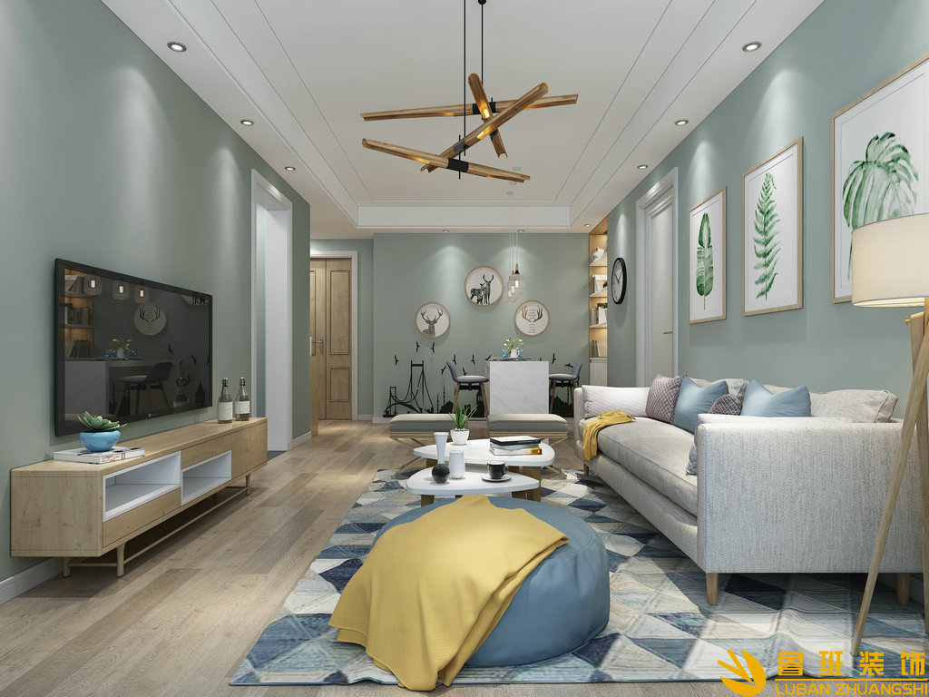 錦官閣101平裝修設計客廳