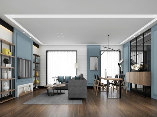 龍湖.聽藍灣106平裝修設計