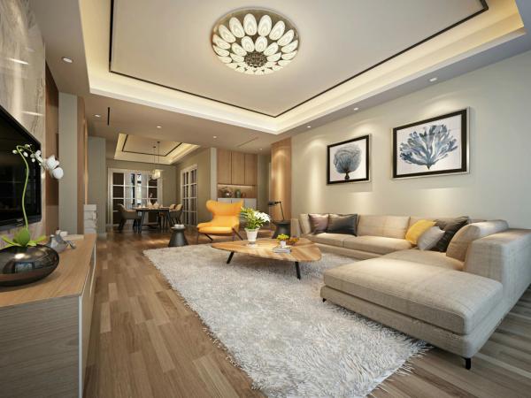 新秀麗景120平裝修設計