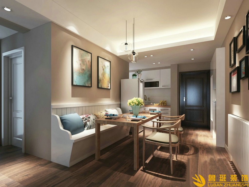 永立龍邸95平裝修設計餐廳