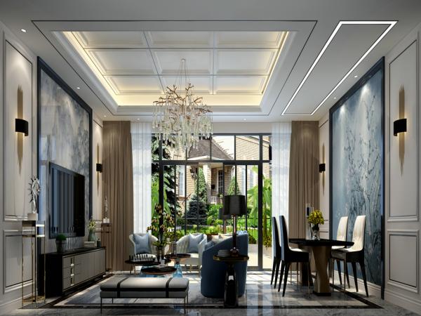 保利錦江里314平別墅裝修設計
