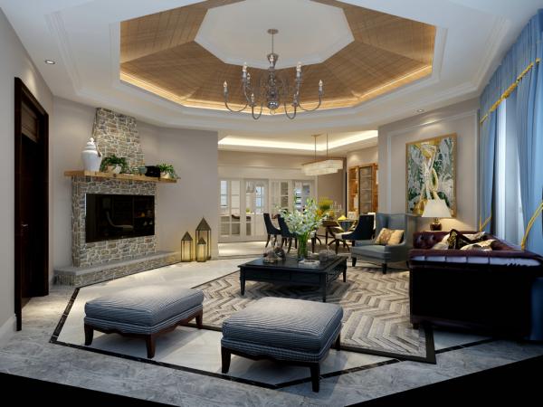 天鵝湖144平大平層裝修設計