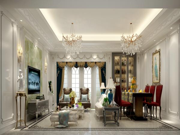 紫檀軒153平大平層裝修設計