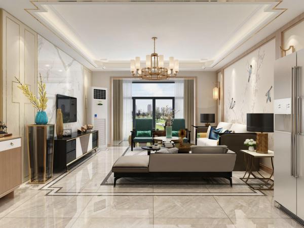 時代廣場130平平層裝修設(shè)計