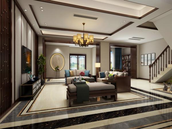 成都后花園345平別墅裝修設計