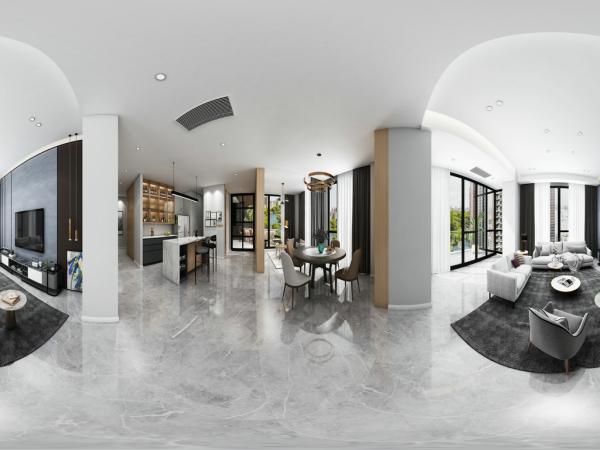 麓湖麒麟薈220平裝修設計