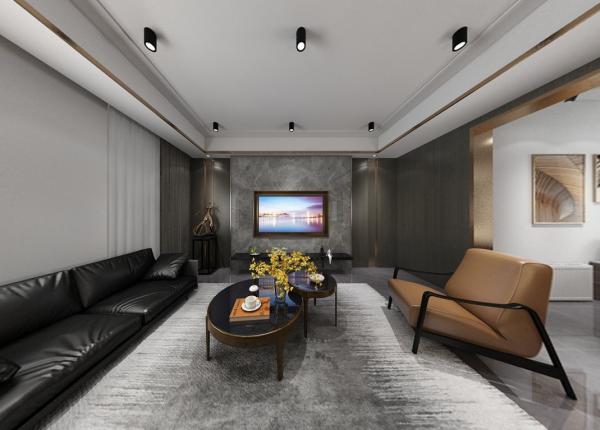 成都華潤柒公館140平現代設計裝修