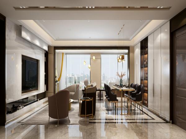 公館1881大平層現(xiàn)代裝修設計