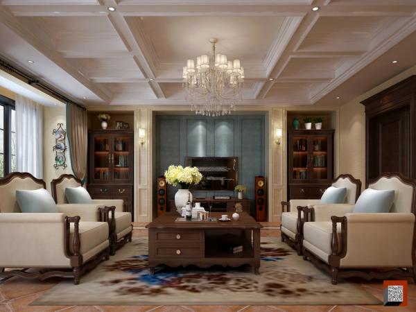 盧浮宮220平復式裝修設計