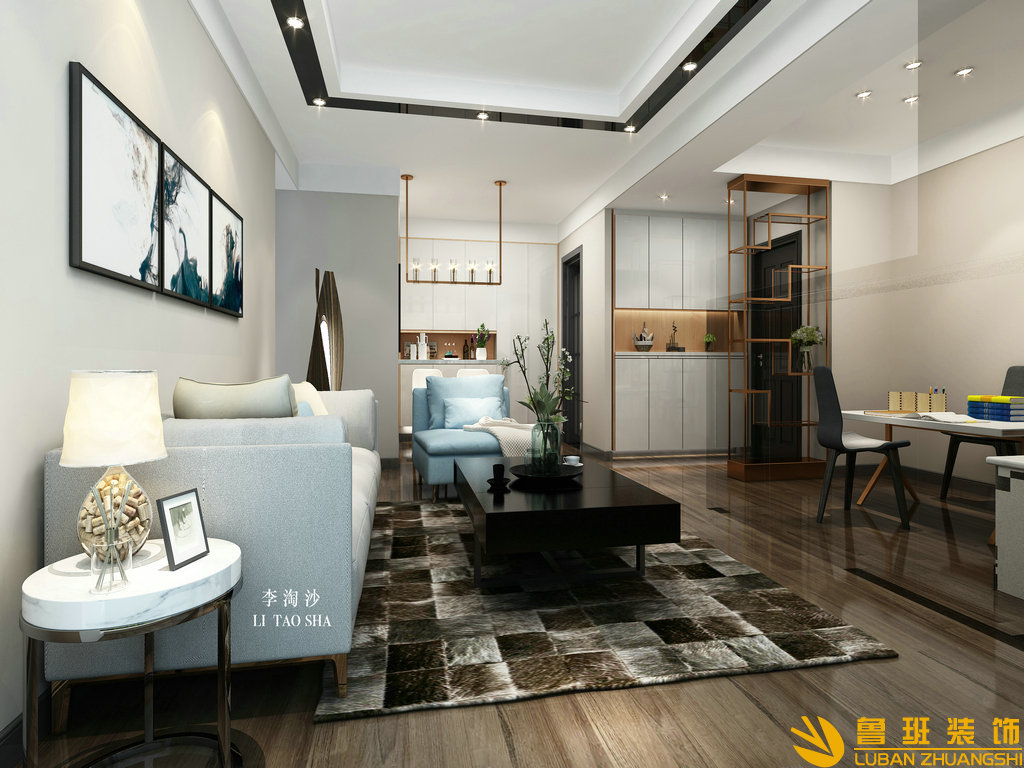 中海新華府145平裝修設計餐廳