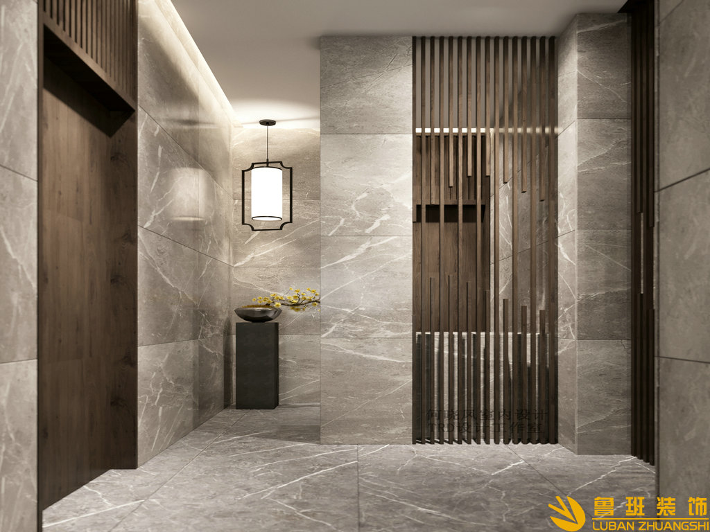 山水峨眉1400平大別墅裝修設(shè)計(jì)洗手