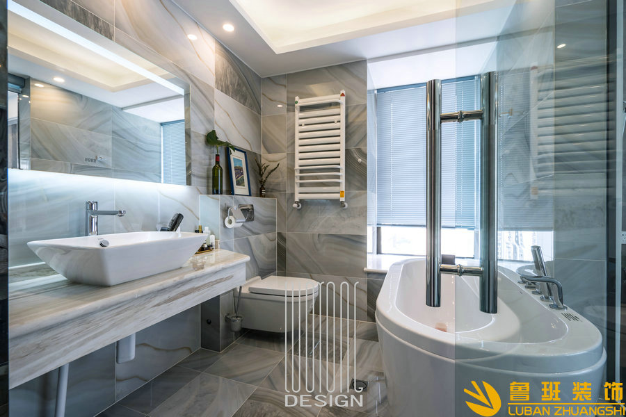 九龍倉.御園190平現(xiàn)代大平層實(shí)景衛(wèi)生間