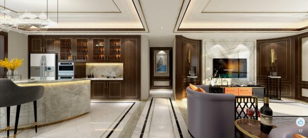 成都藍光雍景閣240平復式設計裝修