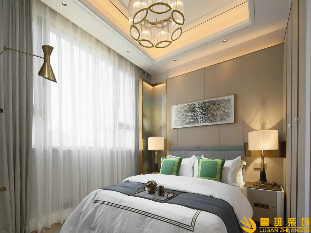 蔚藍卡地亞238平設計裝修臥室