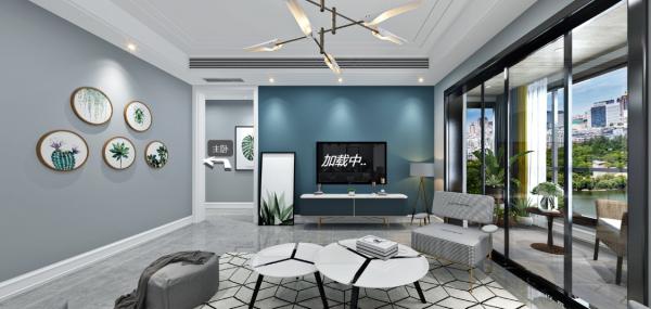成都朗詩南門綠郡140平設計裝修
