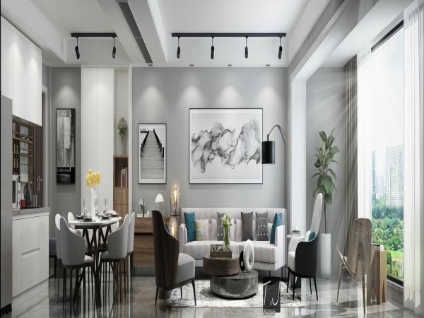 御龍山150平設計裝修