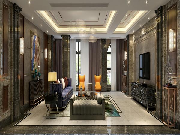 芙蓉西墅500平別墅設計裝修