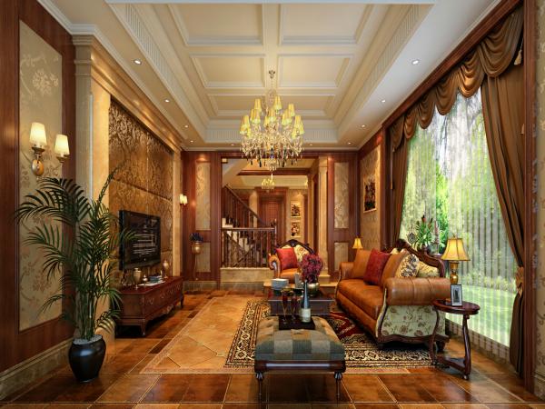 錦繡尚郡300平別墅設(shè)計(jì)裝修
