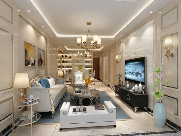 龍湖北城天街110平設(shè)計(jì)裝修