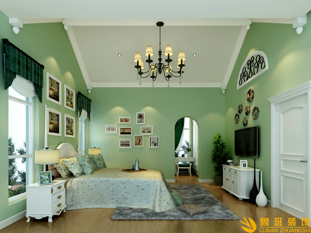 青城天下185平設計裝修臥室