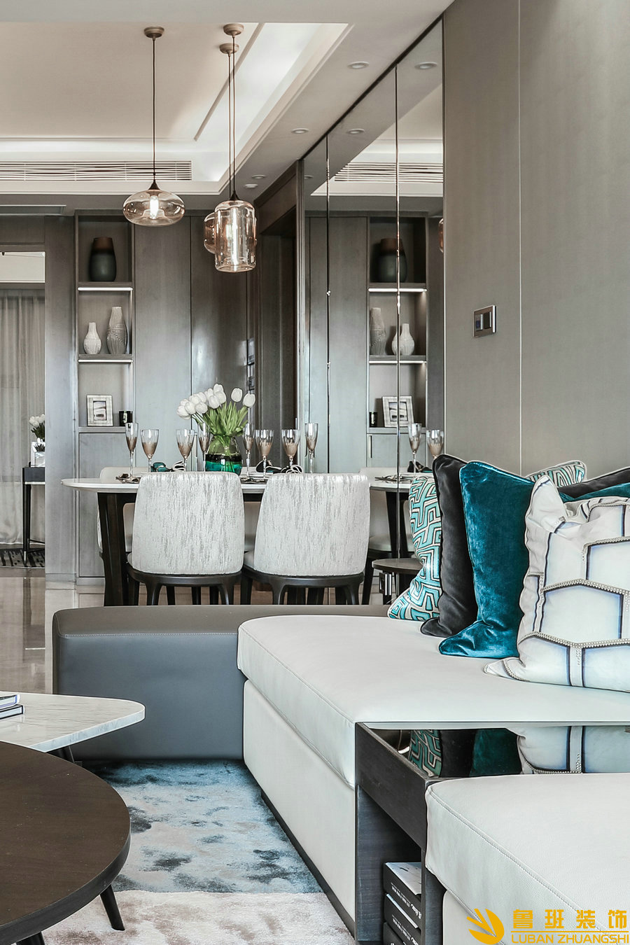 翡翠城170平設計裝修餐廳