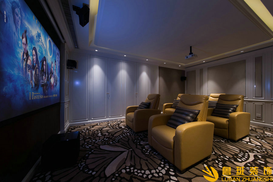 萬科五龍山別墅設計裝修視聽室
