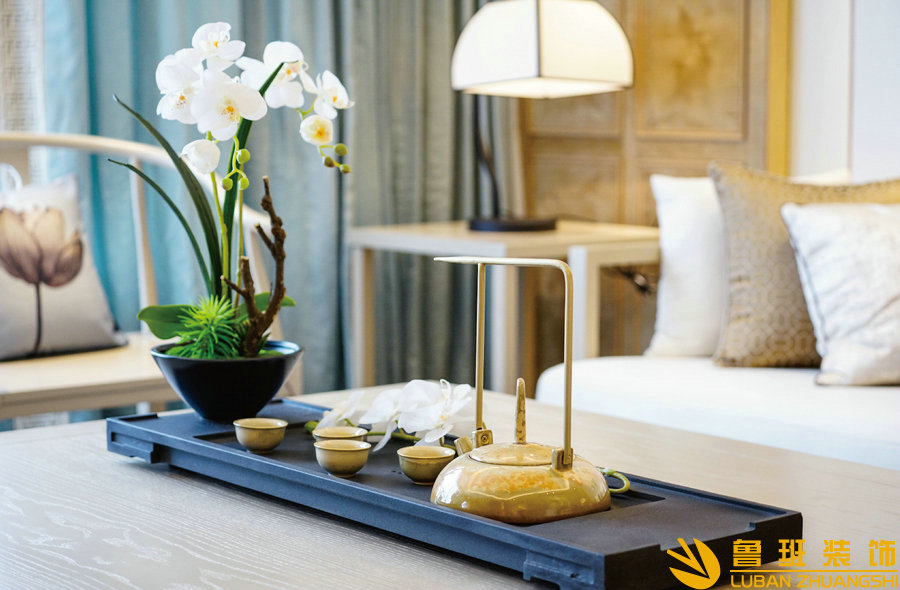 龍湖世紀180平設計裝修茶室