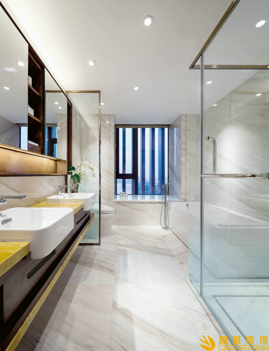 龍湖世紀180平設計裝修衛(wèi)生間