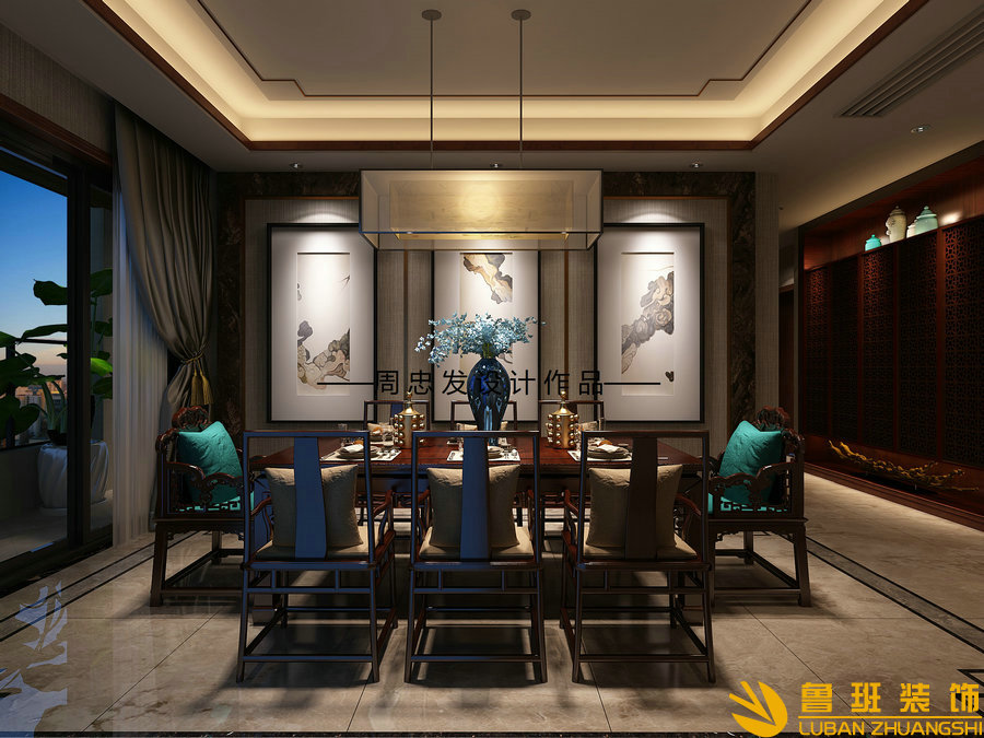 保利康橋198平設(shè)計裝修客廳