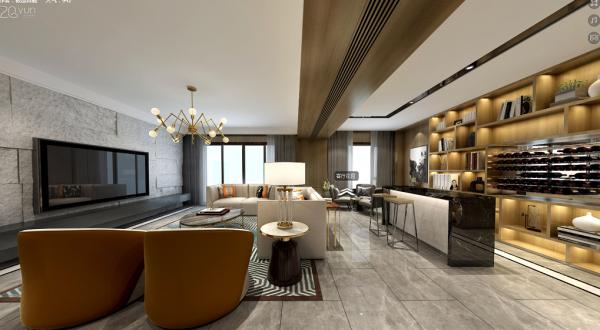 龍湖世紀峰景380平米設計裝修