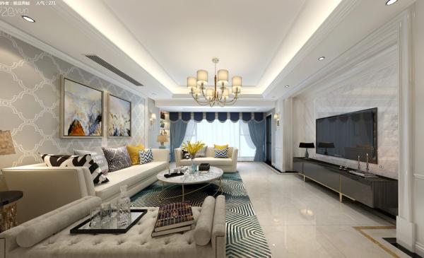融創(chuàng)四海云庭270平設計裝修