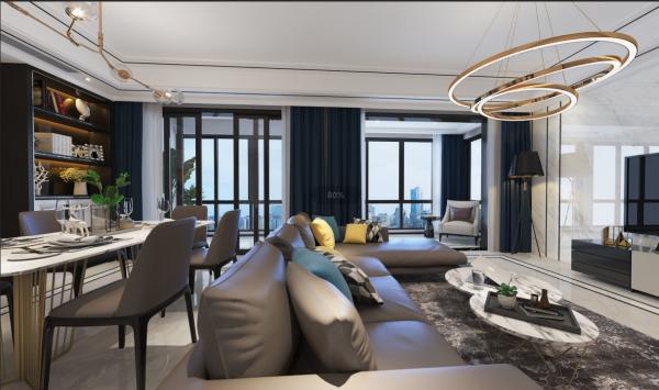 成都御龍山351平現代別墅裝飾設計